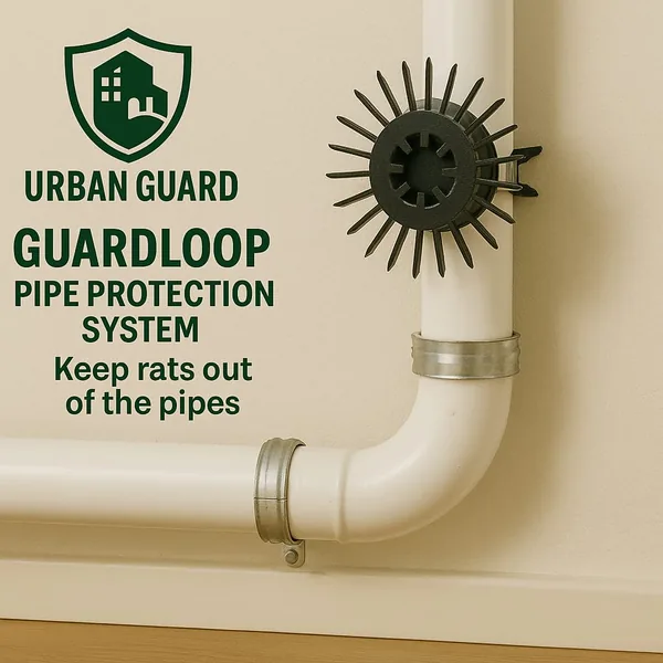 Pipe rat guard installation in Mumbai — Urban Guard